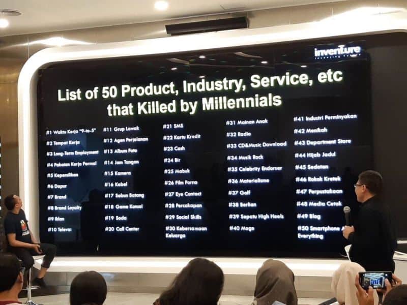 Menyikapi List of #50 Products, Industries, Service, etc that Killed by Millenials
